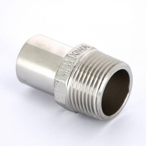 Переходник пресс Viega Sanpress Inox 28 мм x 1 НР нержавеющая сталь 436759 Переходник пресс Viega Sanpress Inox 28 мм x 1 НР нержавеющая сталь 436759
