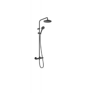 Душевой гарнитур Hansgrohe Vernis Blend Vario со штангой 90 см черный матовый 26276670 Душевой гарнитур Hansgrohe Vernis Blend Vario со штангой 90 см черный матовый 26276670