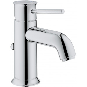Смеситель для раковины GROHE BauClassic с донным клапаном хром 23161000