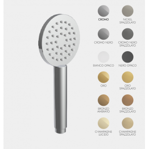 Ручной душ Fima Carlo Frattini Handshowers 90 мм F1190CS брашированный черный хром