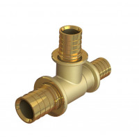 Тройник редукционный аксиальный ELSEN Monolit 25x25x16 мм латунь EFA31.252516B