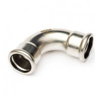 Отвод 90° SANHA NiroPress AISI 304L ВПр-ВПр 18 мм 691002A18.3