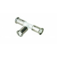 Тройник равнопроходный Henco 9PKW PVDF пресс белый 32х32х32 мм 9PKW-323232