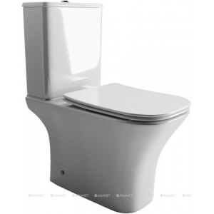 Чаша унитаза напольная Ceramica Nova Alfa Rimless безободковая CN9002-B Чаша унитаза напольная Ceramica Nova Alfa Rimless безободковая CN9002-B