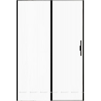 Дверь в нишу Allen Brau Priority 1400 мм стекло Optiwhite черн. браш. алюминий 3.31012.BBA