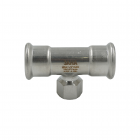 Тройник SANHA NiroPress AISI 316L ВПр-ВР-ВПр 28x1/2x28 69130G281228.3