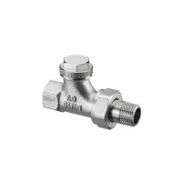 Вентиль запорный проходной Oventrop Combi 3 DN 15 1/2 никелированный 1090462