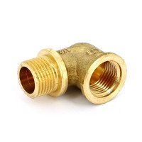 Угол 90° НВ Uni-Fitt 1/2 латунный с упором 612G2200
