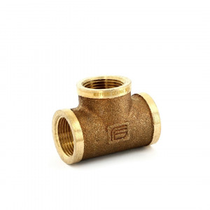 Тройник резьбовой General Fittings 1/2 ВР-ВР-ВР бронза B3130A0404 Тройник резьбовой General Fittings 1/2 ВР-ВР-ВР бронза B3130A0404