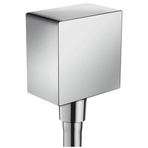 Шланговое подсоединение hansgrohe Fixfit Square с обратным клапаном 1/2 26455000