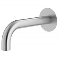 Излив для ванны настенный Plumberia Selection IXO 21 см хром брашированный SPT0058CS