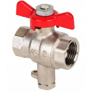 Кран шаровой Högert Technik Premium 1/2 x 9 мм ВВ PN 25 ручка-бабочка для термодатчика BV64904 Кран шаровой Högert Technik Premium 1/2 x 9 мм ВВ PN 25 ручка-бабочка для термодатчика BV64904