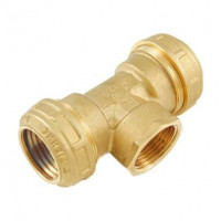 Тройник компрессионный Tiemme 25x3/4x25 ВР 3410028