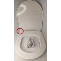 Сиденье с крышкой для унитаза Roca The Gap Round тонкое SoftClose 801D12007