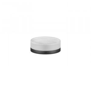 Мыльница настольная Gessi Emporio Accessories сатинированное стекло Black XL 38827#299