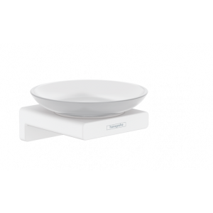 Мыльница hansgrohe AddStoris матовый белый 41746700 Мыльница hansgrohe AddStoris матовый белый 41746700