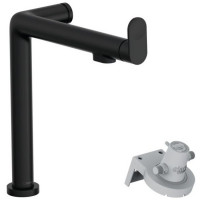 Смеситель для кухни Hansgrohe Aqittura M91 240 с системой фильтрации 1jet матовый черный 76804670