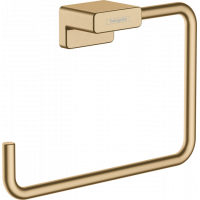 Кольцо для полотенца Hansgrohe AddStoris шлифованная бронза 41754140