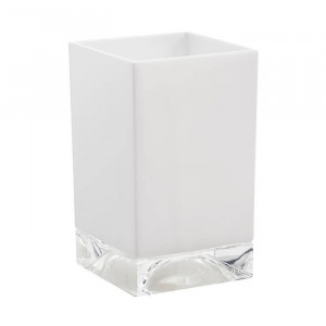Стакан настольный Laufen Kartell 7х7х12 см пластик плотный белый 3.8233.0.090.000.1 Стакан настольный Laufen Kartell 7х7х12 см пластик плотный белый 3.8233.0.090.000.1