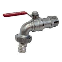 Кран шаровой Giacomini 1/2 с патрубком под шланг R621X003