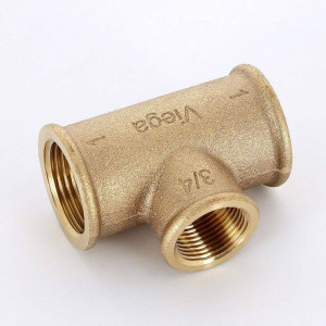 Тройник бронзовый Viega 1x3/4x1 ВР 264420 Тройник бронзовый Viega 1x3/4x1 ВР 264420
