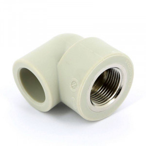Угольник 90° полипропиленовый FV-Plast 25 мм x 3/4 ВР 218025