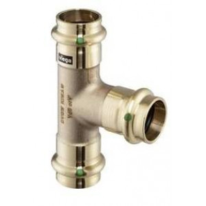 Тройник Viega Sanpress 35x28x35 мм бронза 2218 118341 Тройник Viega Sanpress 35x28x35 мм бронза 2218 118341
