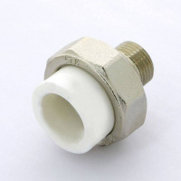 Муфта комбинированная разборная Pro Aqua 63x2 НР PA21024