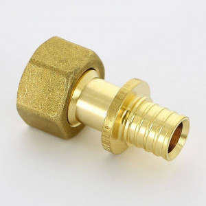 Муфта аксиальная Uni-Fitt 16x1/2 с накидной гайкой и плоской прокладкой 754G6200