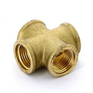 Крестовина латунная Uni-Fitt 1/2 ВР 619G2222 Крестовина латунная Uni-Fitt 1/2 ВР 619G2222