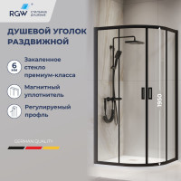 Душевой уголок RGW Passage PA-52B 1000x1000 мм черный 03085200-14