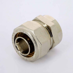 Муфта обжимная никелированная Uni-Fitt 26x3/4 ВР 661N8300 Муфта обжимная никелированная Uni-Fitt 26x3/4 ВР 661N8300