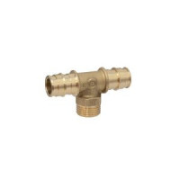 Тройник аксиальный Gekon GX с наружной резьбой 16x1/2x16 7GX016161216