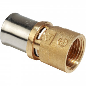 Муфта пресс Giacomini RM 26х3/4 ВР латунь RM109Y049 Муфта пресс Giacomini RM 26х3/4 ВР латунь RM109Y049
