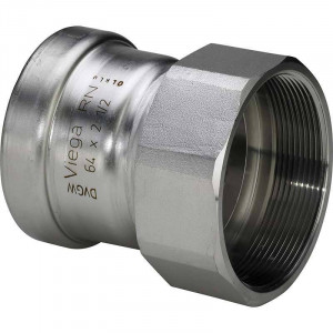 Муфта переходная пресс-В Viega Sanpress Inox нержавеющая сталь 88.9x3 619978 Муфта переходная пресс-В Viega Sanpress Inox нержавеющая сталь 88.9x3 619978