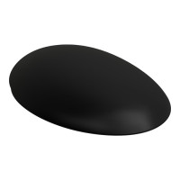 Сиденье для унитаза Laufen Alessi One 48.1x35x10.7 см с микролифтом черный матовый 8.9297.1.716.000.1