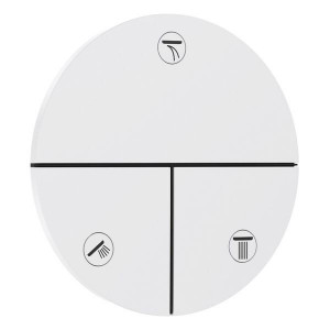 Вентиль Hansgrohe ShowerSelect Comfort S для 3 потребителей скрытый монтаж матовый белый 15558700