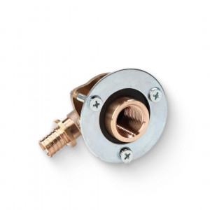 Водорозетка аксиальная Uponor RX+ В 28x1/2x16 для гипсокартонных плит бронза 1056374