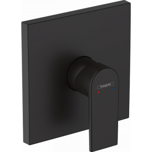Комплект смесителя для душа Hansgrohe Vernis Shape скрытого монтажа матовый черный (71668670 + 01800180) 71668670S