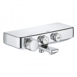 Смеситель термостатический для ванны Grohe Grohtherm SmartControl хром 34718000 Смеситель термостатический для ванны Grohe Grohtherm SmartControl хром 34718000