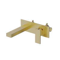 Смеситель для раковины встроенный Timo Selene 2071/17SM золото матовое 2071/17SM