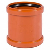 Муфта двойная Ostendorf KG KGMM 110 мм ПВХ 220510