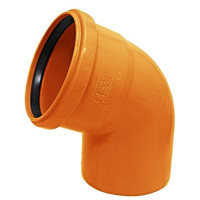 Отвод 67° Ostendorf KGB DN 110 PVC 220230