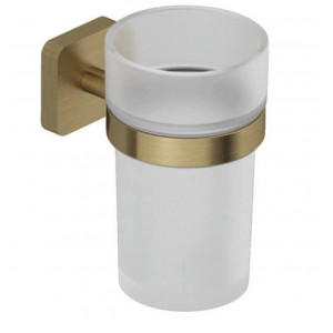 Держатель со стаканом Kludi VELA S Brushed Gold 25975N0