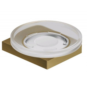 Мыльница Kludi VELA C 110x112x30 мм золото брашированное 31985N0
