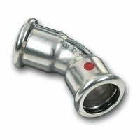 Отвод SANHA-Therm 45° 15 мм ВПр-ВПр 12404115