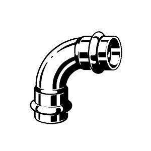 Угол медный Viega Profipress 90° ВВ 12 мм 291488 Угол медный Viega Profipress 90° ВВ 12 мм 291488