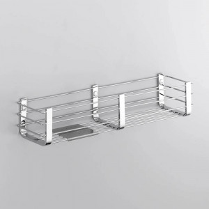 Полка двойная Colombo Design Complimenti 44x11 см хром B9633.CR Полка двойная Colombo Design Complimenti 44x11 см хром B9633.CR
