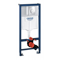 Система инсталляции для унитаза GROHE Rapid SL 3 в 1 с клавишей Skate Air хром 38721001