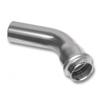 Отвод Sanha NiroPress 316L 45° 22 мм ВПр-НПр 69040223